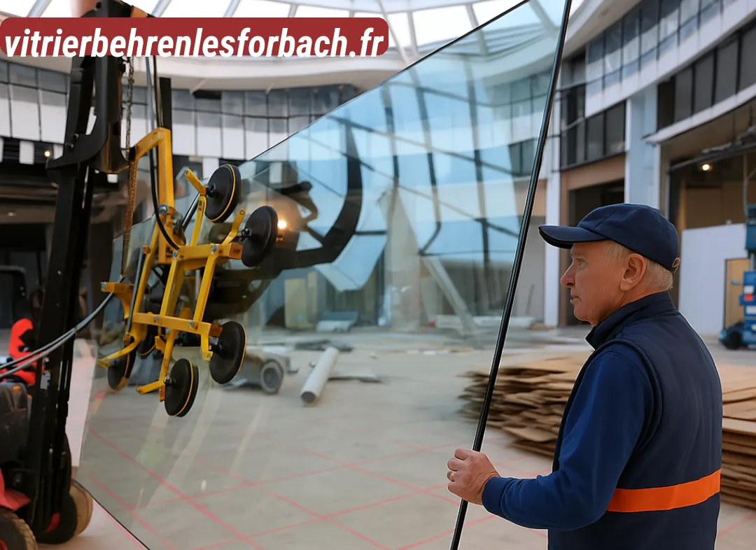 Remplacement de vitrine magasin Behren-lès-Forbach